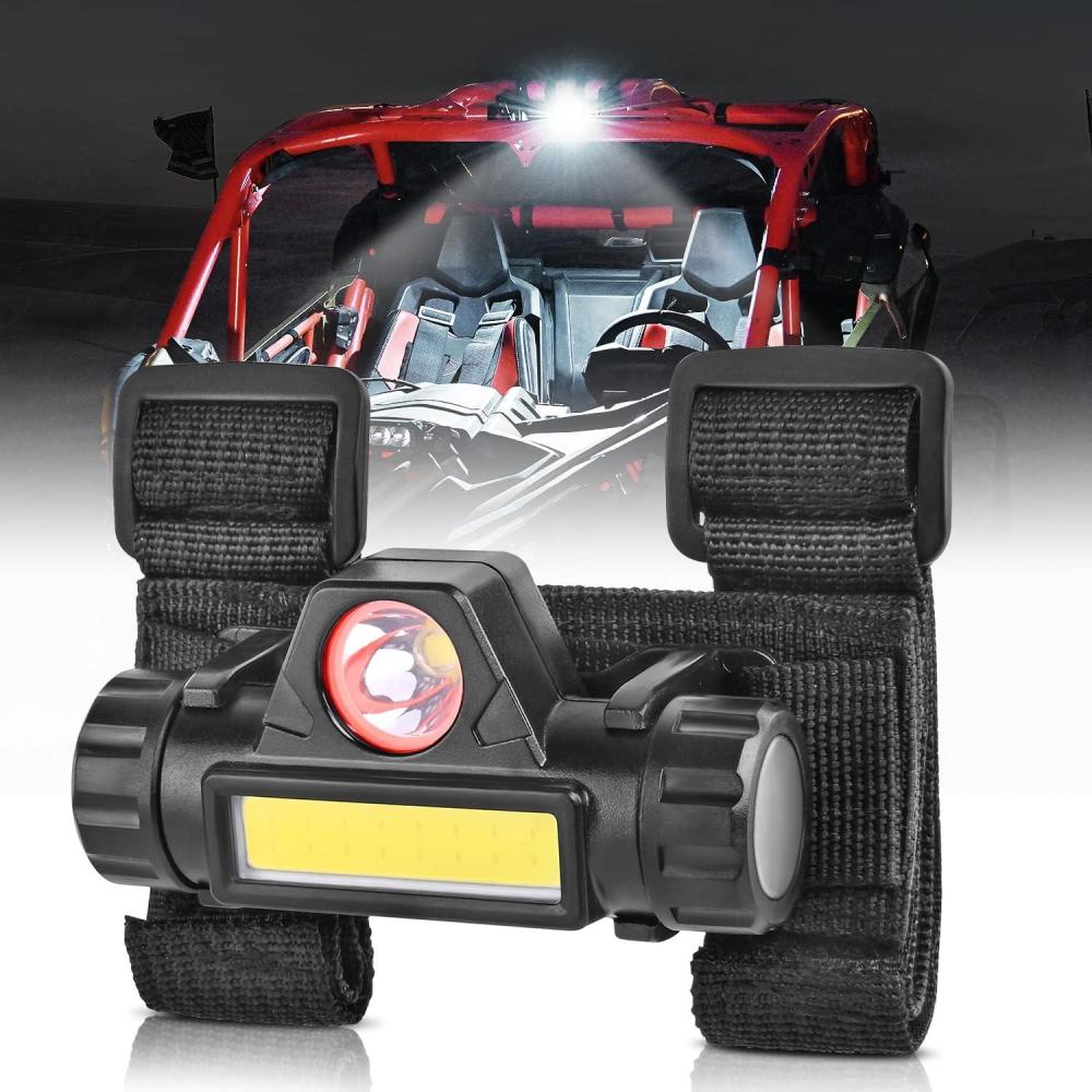 imageNilight UTV Dome Light Universal 1520 Roll Bar Mount LED Interior Spot Flood Combo Beam LED Lights for UTVs ATVs CanAm Polaris RZR Dune Buggy Golf Cart OffRoad Vehicle Boat1PC UTV Dome Light