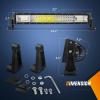 imageNilight  18016CA 22Inch 270W Triple Row 27000LM Flood Spot Combo Beam Led Bar Driving and Off Road Lights for Trucks and Boats 2 Years Warranty White