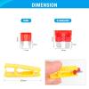 imageNilight  50016R 120 pcs Standard Fuse Assortment kit  5 75 10 15 20 25 30 AMP  Regular APRATO OpenATC Blade Fuses for Cars Trucks BoatsAutomotives2 Years Warranty180PCS 2 Style Fuses wCircuit Tester