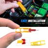 imageNilight  50018R 240pcs Standard and Mini Blade Fuses Set5A 75A 10A 15A 20A 25A 30A ATC APR ATO ATS Standard and ATM APM Mini Automotive Blade Fuse Assortment Kit BlackSliverPinkGreen240PCS Blade Fuses