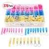 imageNilight  50027R 250 PCS Heat Shrink Spade Connectors Quick Disconnect Wire Connectors Electrical Spade Terminals Heat Shrink Fully Insulated Male and Female Wire Spade Connectors2 Years Warranty270Pcs Mixed Heat Shrink Terminals