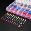 imageNilight  50027R 250 PCS Heat Shrink Spade Connectors Quick Disconnect Wire Connectors Electrical Spade Terminals Heat Shrink Fully Insulated Male and Female Wire Spade Connectors2 Years Warranty1500PCS Mixed Crimp Terminals