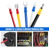 imageNilight  50027R 250 PCS Heat Shrink Spade Connectors Quick Disconnect Wire Connectors Electrical Spade Terminals Heat Shrink Fully Insulated Male and Female Wire Spade Connectors2 Years Warranty540PCS Mixed Crimp Terminals