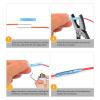 imageNilight  50027R 250 PCS Heat Shrink Spade Connectors Quick Disconnect Wire Connectors Electrical Spade Terminals Heat Shrink Fully Insulated Male and Female Wire Spade Connectors2 Years Warranty135Pcs Mixed Heat Shrink Terminals