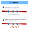 imageNilight  50027R 250 PCS Heat Shrink Spade Connectors Quick Disconnect Wire Connectors Electrical Spade Terminals Heat Shrink Fully Insulated Male and Female Wire Spade Connectors2 Years WarrantyYellow  Blue  Red  White