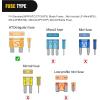 imageNilight  50034R 10 Pack 12V Car AddACircuit Fuse Tap Adapter Mini Atm Apm Blade Fuse Holder with 120 PCS Mini Blade Fuse Assortment Kit 5 75 10 15 20 25 30 AMP for CarsTrucksBoatsMulticolor
