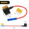 imageNilight  50034R 10 Pack 12V Car AddACircuit Fuse Tap Adapter Mini Atm Apm Blade Fuse Holder with 120 PCS Mini Blade Fuse Assortment Kit 5 75 10 15 20 25 30 AMP for CarsTrucksBoats2PCS Micro3