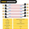 imageNilight  50034R 10 Pack 12V Car AddACircuit Fuse Tap Adapter Mini Atm Apm Blade Fuse Holder with 120 PCS Mini Blade Fuse Assortment Kit 5 75 10 15 20 25 30 AMP for CarsTrucksBoatsMulticolor