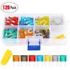imageNilight  50034R 10 Pack 12V Car AddACircuit Fuse Tap Adapter Mini Atm Apm Blade Fuse Holder with 120 PCS Mini Blade Fuse Assortment Kit 5 75 10 15 20 25 30 AMP for CarsTrucksBoats10PCS Fuse Tap120 PCS Mini Fuse