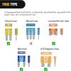 imageNilight  50034R 10 Pack 12V Car AddACircuit Fuse Tap Adapter Mini Atm Apm Blade Fuse Holder with 120 PCS Mini Blade Fuse Assortment Kit 5 75 10 15 20 25 30 AMP for CarsTrucksBoats4 Types24 Packs