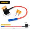 imageNilight  50034R 10 Pack 12V Car AddACircuit Fuse Tap Adapter Mini Atm Apm Blade Fuse Holder with 120 PCS Mini Blade Fuse Assortment Kit 5 75 10 15 20 25 30 AMP for CarsTrucksBoatsMulticolor