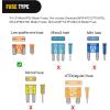 imageNilight  50034R 10 Pack 12V Car AddACircuit Fuse Tap Adapter Mini Atm Apm Blade Fuse Holder with 120 PCS Mini Blade Fuse Assortment Kit 5 75 10 15 20 25 30 AMP for CarsTrucksBoats10Pcs Low Profile Mini
