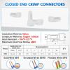 imageNilight  50036R Closed End Crimp Terminal 300 pcs 221616141210 Gauge Nylon Wire Connector Kit2 Years Warranty300PCS 1614 Terminals