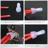 imageNilight  50036R Closed End Crimp Terminal 300 pcs 221616141210 Gauge Nylon Wire Connector Kit2 Years Warranty300PCS 2216 Terminals