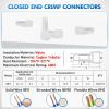 imageNilight  50036R Closed End Crimp Terminal 300 pcs 221616141210 Gauge Nylon Wire Connector Kit2 Years Warranty300PCS 2216 Terminals