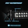imageNilight  71013CA 32quot 180W Spot Flood Combo High Power LED Driving Lamp LED Light Bar Off Road Fog Driving Work Lights for SUV Boat Jeep Lamp2 Years Warranty50Inch Curved Light Bar