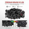 imageNilight  CL86 635Pcs Car Push Retainer Clips16 Most Popular Sizes Nylon Bumper Fender Rivets Kit with 10 Cable Ties and Fasteners Remover for Toyota GM Ford Honda Acura Chrysler