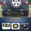 imageNilight  NI23C18W 2PCS 18W Spot LED Work Light Driving Lights Led Light Bar Off Road Led Lights Flush Mount for Jeep Truck Tacoma Bumper ATV UTV2 Years Warranty2PCS 18W Spot Flush Mount