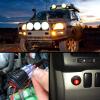 imageNilight 10031W Amber White Dual Color Light Bar Wiring Harness Kit 16AWG with 12V Relay 15A Inline Blade Fuse Push Button Switch for Offroad Driving Light 2 Leads16AWG Wiring Harness2 Leads