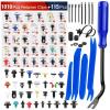 imageNilight 1115Pcs Car Push Retainer Clips Auto Fasteners Kit 32 Most Popular Sizes Nylon Bumper Fender Rivets with 5 Fasteners Remover 10 Cable Ties for Toyota GM Ford Honda Chevy1125Pcs