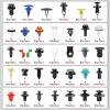 imageNilight 1115Pcs Car Push Retainer Clips Auto Fasteners Kit 32 Most Popular Sizes Nylon Bumper Fender Rivets with 5 Fasteners Remover 10 Cable Ties for Toyota GM Ford Honda Chevy1125Pcs