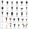 imageNilight 1115Pcs Car Push Retainer Clips Auto Fasteners Kit 32 Most Popular Sizes Nylon Bumper Fender Rivets with 5 Fasteners Remover 10 Cable Ties for Toyota GM Ford Honda Chevy975Pcs