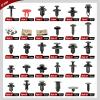 imageNilight 1115Pcs Car Push Retainer Clips Auto Fasteners Kit 32 Most Popular Sizes Nylon Bumper Fender Rivets with 5 Fasteners Remover 10 Cable Ties for Toyota GM Ford Honda Chevy941Pcs