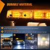 imageNilight 12 Inch Roof Top Strobe Lights 48LED Hazard Light Emergency Safety Warning LED Flashing Bar Magnetic Mount 12V 24V Cars Trucks Tractors Snow Plows Construction VehiclesAmber 2Pcs