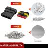 imageNilight 120PCS 1 Pin Electrical Connector Plug Male Female Terminal Wire Connectors Waterproof One Way Automotive Connect Set for Car Truck Motorcycle Marine Boat 20 Sets6Pin Connector 200Pcs
