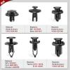 imageNilight 120PCS Car Retainer Clips Fastener Remover 6mm 76mm 8mm 88mm10mm Expansion Screws Replacement Kit Bumper Push Rivet Clips for GM Ford Honda Chrysler 1 PC Fastener RemoverFor GM Ford Toyota Honda Chrysler