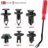 imageNilight 120PCS Car Retainer Clips Fastener Remover 6mm 76mm 8mm 88mm10mm Expansion Screws Replacement Kit Bumper Push Rivet Clips for GM Ford Honda Chrysler 1 PC Fastener RemoverFor GM Ford Toyota Honda Chrysler