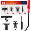 imageNilight 120PCS Car Retainer Clips Fastener Remover 6mm 76mm 8mm 88mm10mm Expansion Screws Replacement Kit Bumper Push Rivet Clips for GM Ford Honda Chrysler 1 PC Fastener Remover61 Clips Tools