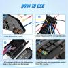 imageNilight 12V Fuse Relay Box 6 Relays 6 Slots ATC ATO Blade Fuse Holder 4Pin 5Pin Terminal 40A Relay Waterproof Block Kit Universal for Automotive Car Truck Camper Marine BoatFuse and Relay Block
