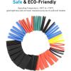 imageNilight 130 Pcs 31 Heat Shrink Tubing Kit Dual Wall Adhesive Sleeve Tube Electrical Wire Cable Wrap Tube Assortment with Storage Case for DIY560Pcs 21 Heat Shrink Tubing