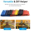 imageNilight 130 Pcs 31 Heat Shrink Tubing Kit Dual Wall Adhesive Sleeve Tube Electrical Wire Cable Wrap Tube Assortment with Storage Case for DIY560Pcs 21 Heat Shrink Tubing