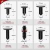 imageNilight 146PCS Automotive Christmas Tree Clips Assortment 6 Most Common Sizes Universal Auto Body Shield Retainer Fastener Clip with Fasteners Remover Replacement for GM Ford Honda Chrysler