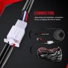 imageNilight 14AWG Wiring Harness Kit  1 Lead Heavy Duty 12V OnOff Switch Power 40 Amp Relay Blade Fuse for Off Road LED Work Light Bar White