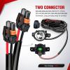 imageNilight 16AWG Heavy Duty Wiring Harness Kit  12V 5PIN Rocker Switch Relay Blade Fuse Socket Connector  Compatible with 9005 9006 9140 9145 HB3 H10 Fog Light BulbsH11 Fog Light Wiring Harness