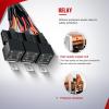 imageNilight 16AWG LED Light Bar Wiring Harness Kit 12V OnOff 2 Gang Rocker Switch Panel Power Relay Blade Fuse 5Pin Toggle Switches for Cars Boat ATV Trucks4 Leads3Gang Rocker Switch 16AWG Wiring Harness