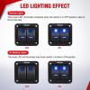 imageNilight 16AWG LED Light Bar Wiring Harness Kit 12V OnOff 3 Gang LED Pod Lights Rocker Switch Panel Power Relay Fuse 5Pin Toggle for Cars Boat ATV Trucks6 Leads2Gang Rocker Switch 16AWG Wiring Harness