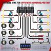 imageNilight 16AWG LED Light Bar Wiring Harness Kit 12V OnOff 3 Gang LED Pod Lights Rocker Switch Panel Power Relay Fuse 5Pin Toggle for Cars Boat ATV Trucks6 Leads5Gang Rocker Switch 16AWG Wiring Harness