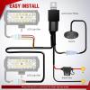 imageNilight 16AWG Wiring Harness Kit 1 Lead Specially Customized for 6 Modes Amber White Strobe Light Bar Off Road LED Work Light 12V On Off Switch Remember Function Reset Function2 LeadsWiring Harness