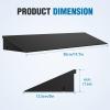 imageNilight 16quot Rise Threshold Ramp for Doorways 197quot Wide Low Profile Rubber Smooth Access Door Ramp for Doorway Curb Home Steps Bathroom16 Rise