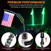 imageNilight 1PC 3FT Spiral RGB Led Whip Light wRGB ChasingDancing Lights RF Remote Control Lighted Antenna Whips for Canam ATV UTV RZR Polaris Dune Buggy 4 Wheeler Offroad Jeep TruckRGB