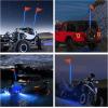 imageNilight 1PCS 4FT LED Whip Light with Aluminum Base Red Color Safety Warning Pole Lighted Antenna Whips for RZR Polaris Dune Buggy OffRoad Truck UTV ATV1PC Blue
