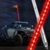 imageNilight 1PCS 4FT LED Whip Light with Aluminum Base Red Color Safety Warning Pole Lighted Antenna Whips for RZR Polaris Dune Buggy OffRoad Truck UTV ATV1PC Red