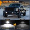 imageNilight 2 PCS 40W Flush Mount Amber LED Pods Flood Beam Work Offroad Fog Reverse Light Backup Driving Lights for Bumper Truck ATV UTV SUV Boat4 Inch 20W White Light