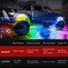 imageNilight 2 Pack 10FT 4 Pin RGB Cable Cord for 4 and 8 Pods Multi Color Underglow Rock Light Kits Wheel Well Lights Extension Wire2 Years Warranty