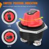imageNilight 2 Pack Battery Switch 12V 24V 48V 275A OnOff Heavy Duty Battery Power Cut Master Switch Disconnect Isolator for Truck Vehicle Trailer RV Marine Boat YachtOnOff Switch 300A