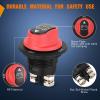 imageNilight 2 Pack Battery Switch 12V 24V 48V 275A OnOff Heavy Duty Battery Power Cut Master Switch Disconnect Isolator for Truck Vehicle Trailer RV Marine Boat YachtOnOff Switch 100A